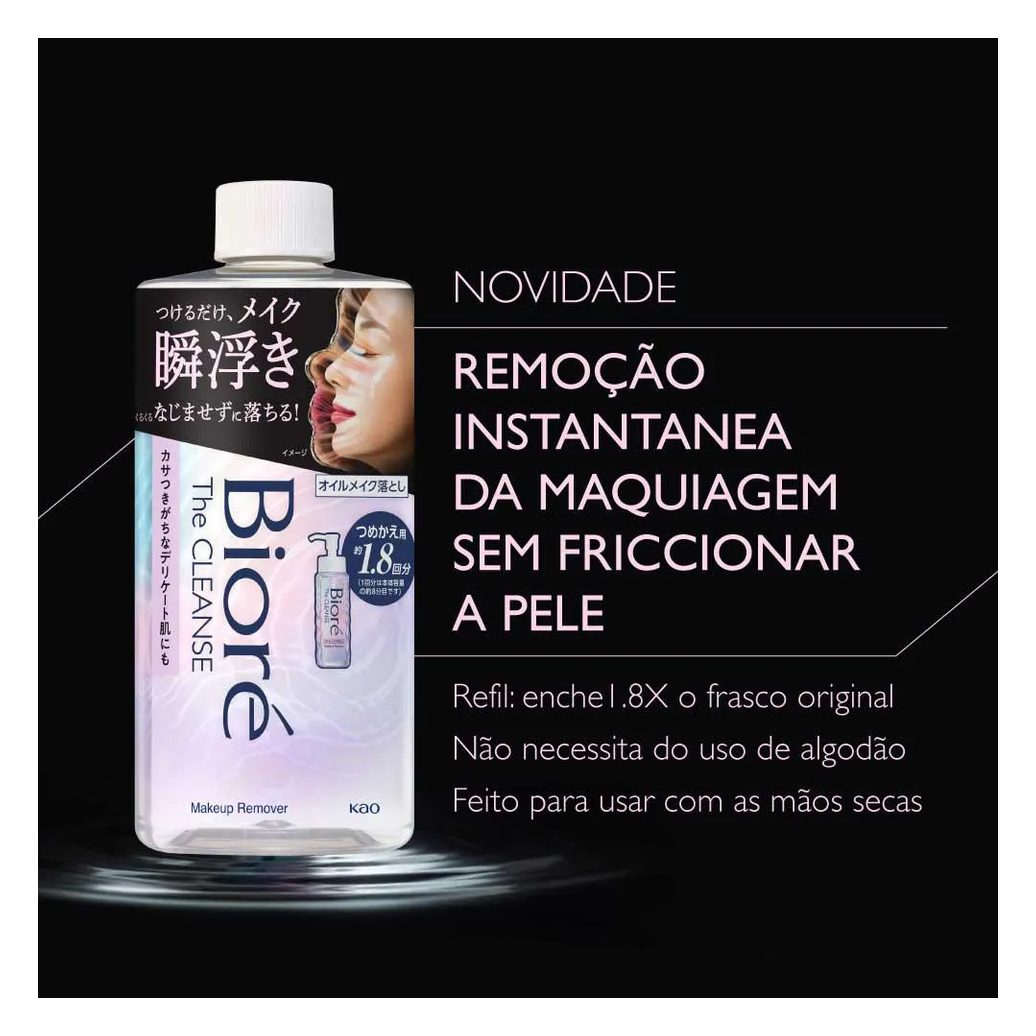 Demaquilante Facial Refil Biore Refil The Cleanse 280ml