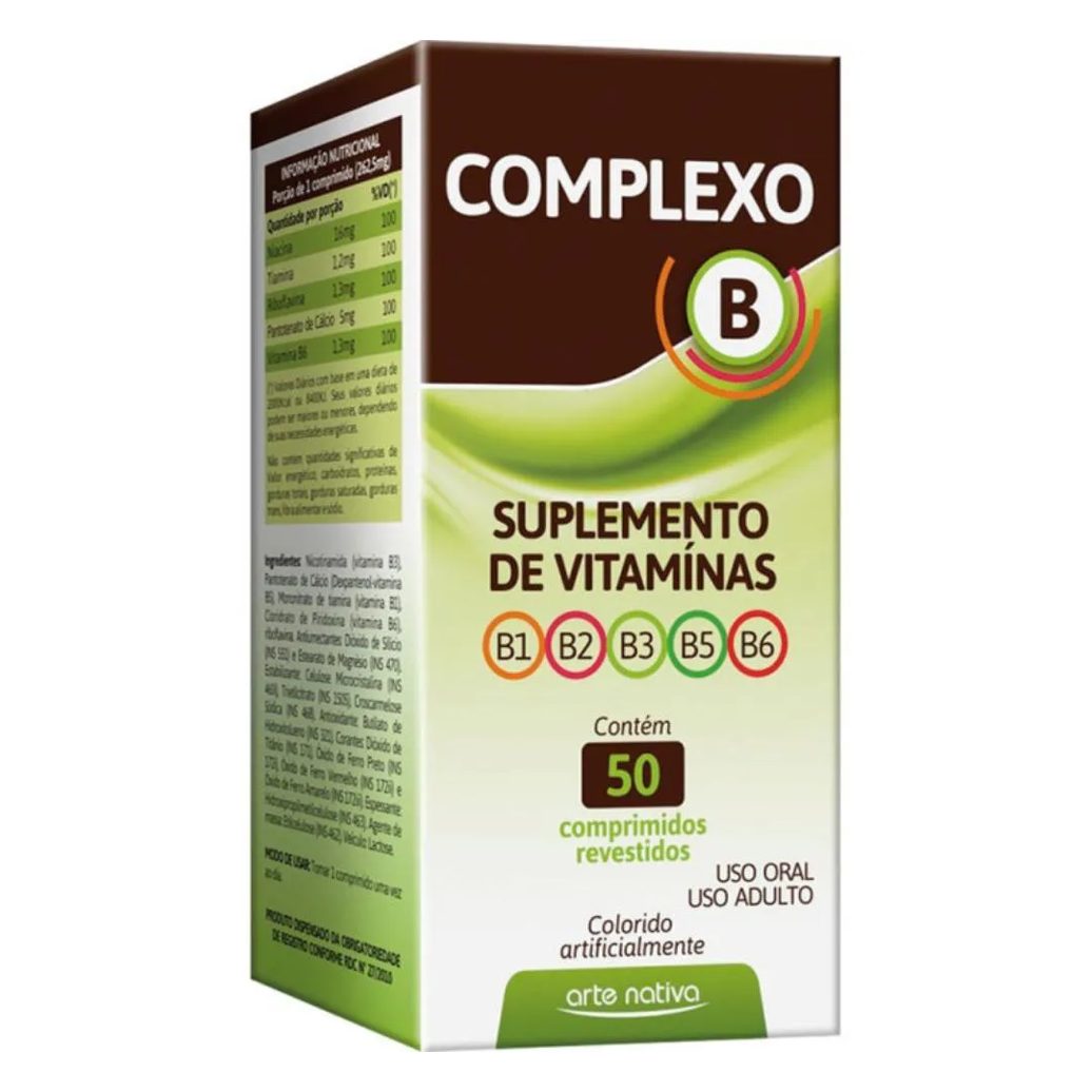 Complexo B C/50 comprimidos - Arte Nativa