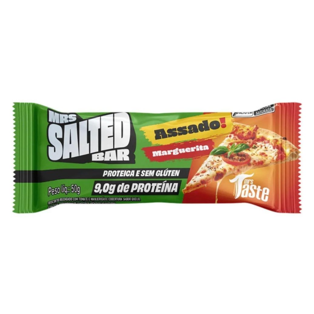 Barra de Proteína - Taste Cookie Bar Salted Marguerita 50G - Mrs Taste