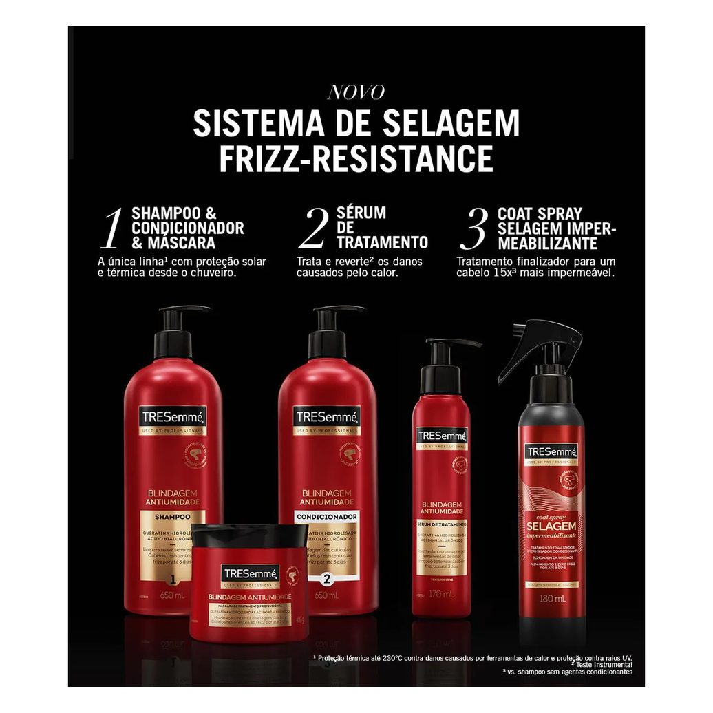 Spray Finalizador TRESemmé Coat Selagem Impermeabilizante 180ml