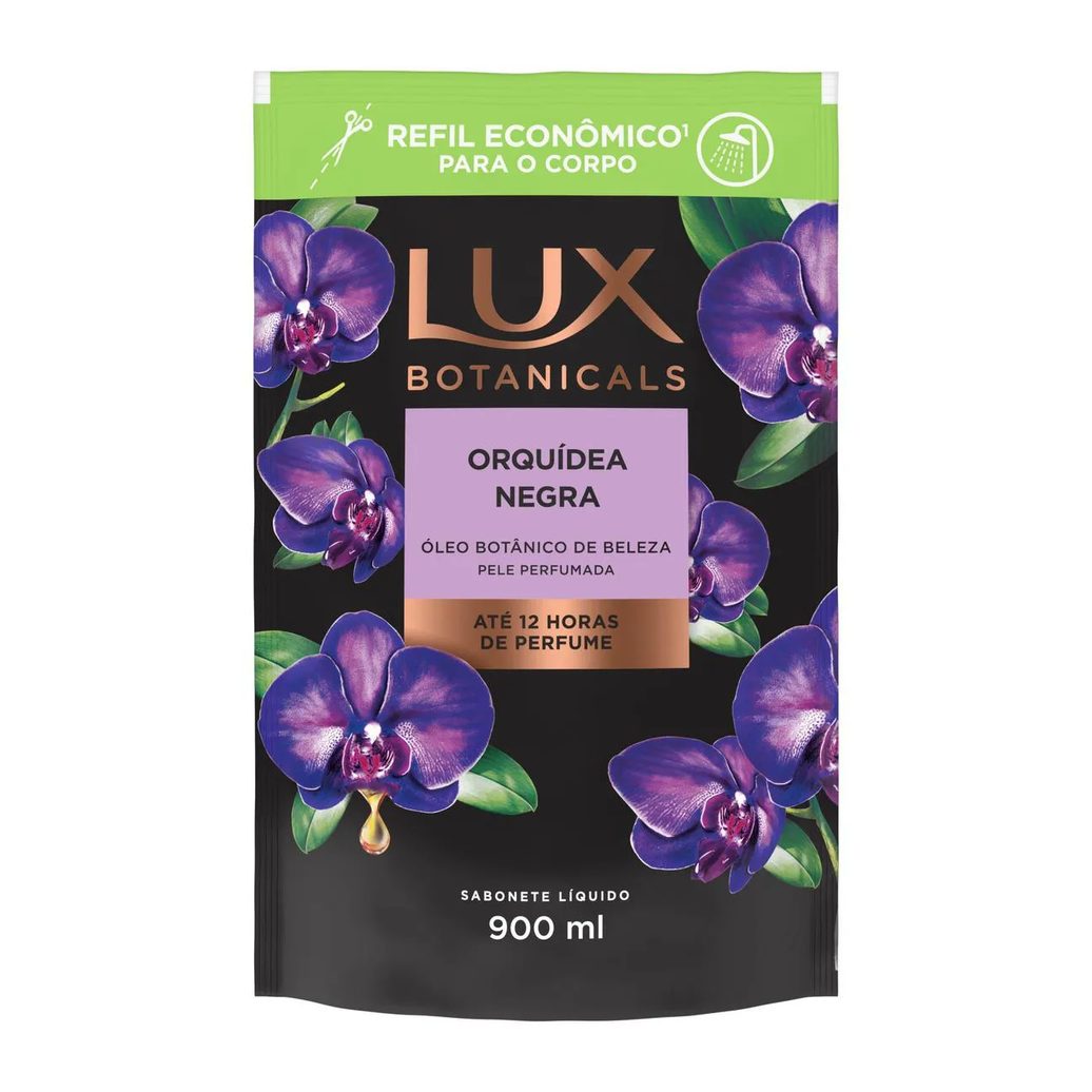 Refil Sabonete Líquido Lux Botanicals Orquídea Negra 900ml