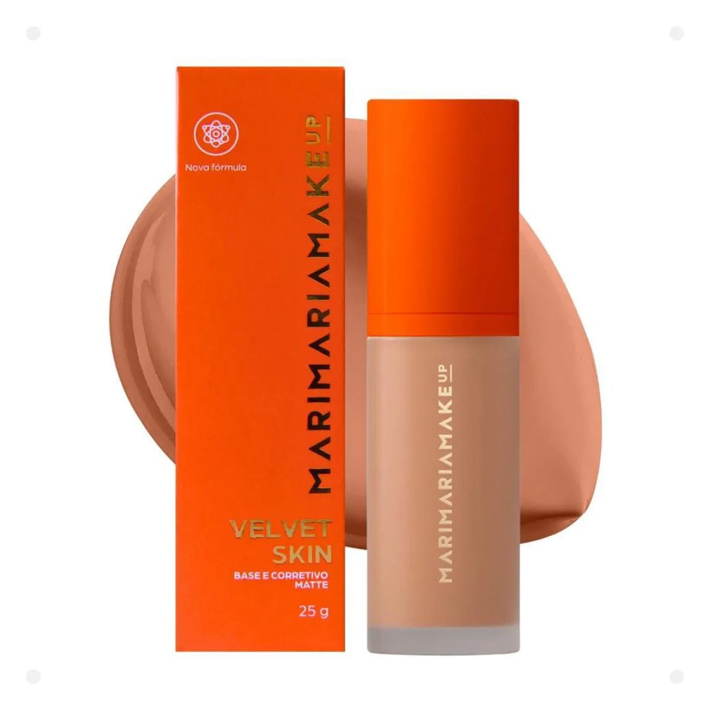 Base e Corretivo Matte Mari Maria Makeup Velvet Skin Caramelo 25G