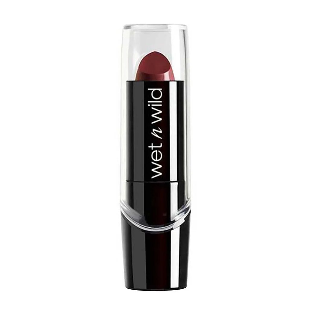 Batom Cremoso Wet N Wild Silk Finish Dark Wine