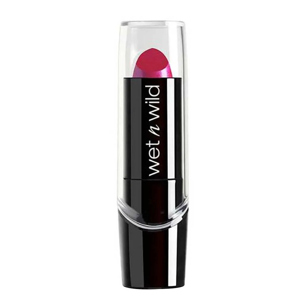 Batom Cremoso Wet N Wild Silk Finish Fuchsia With Blue Pearl