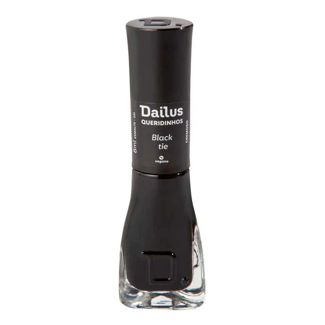 Esmalte Cremoso Tons Escuros - Dailus 231 Black TIE