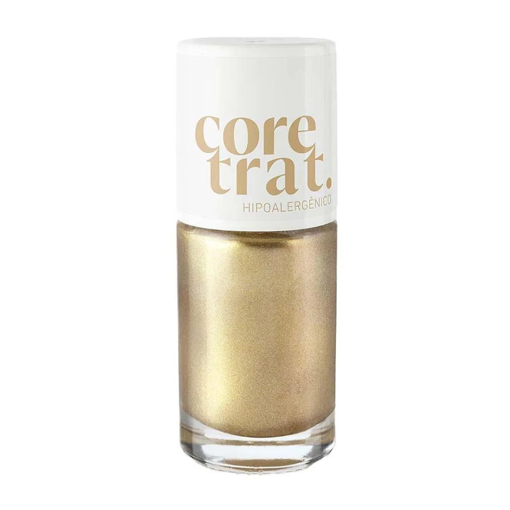 Esmalte Efeito Gel Coretrat Metálico Blant Dourado