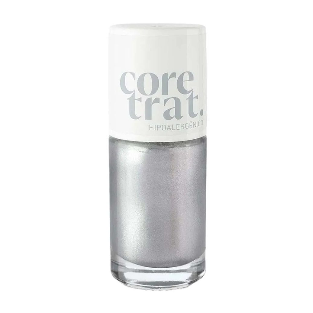 Esmalte Efeito Gel Coretrat Metálico Blant Prata