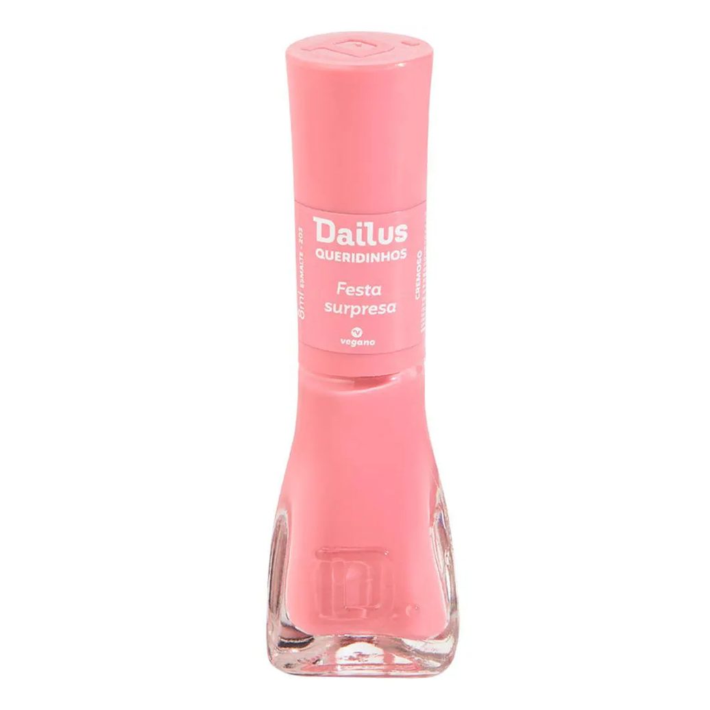 Esmalte Cremoso Tons Rosados Dailus 203 Festa Surpresa