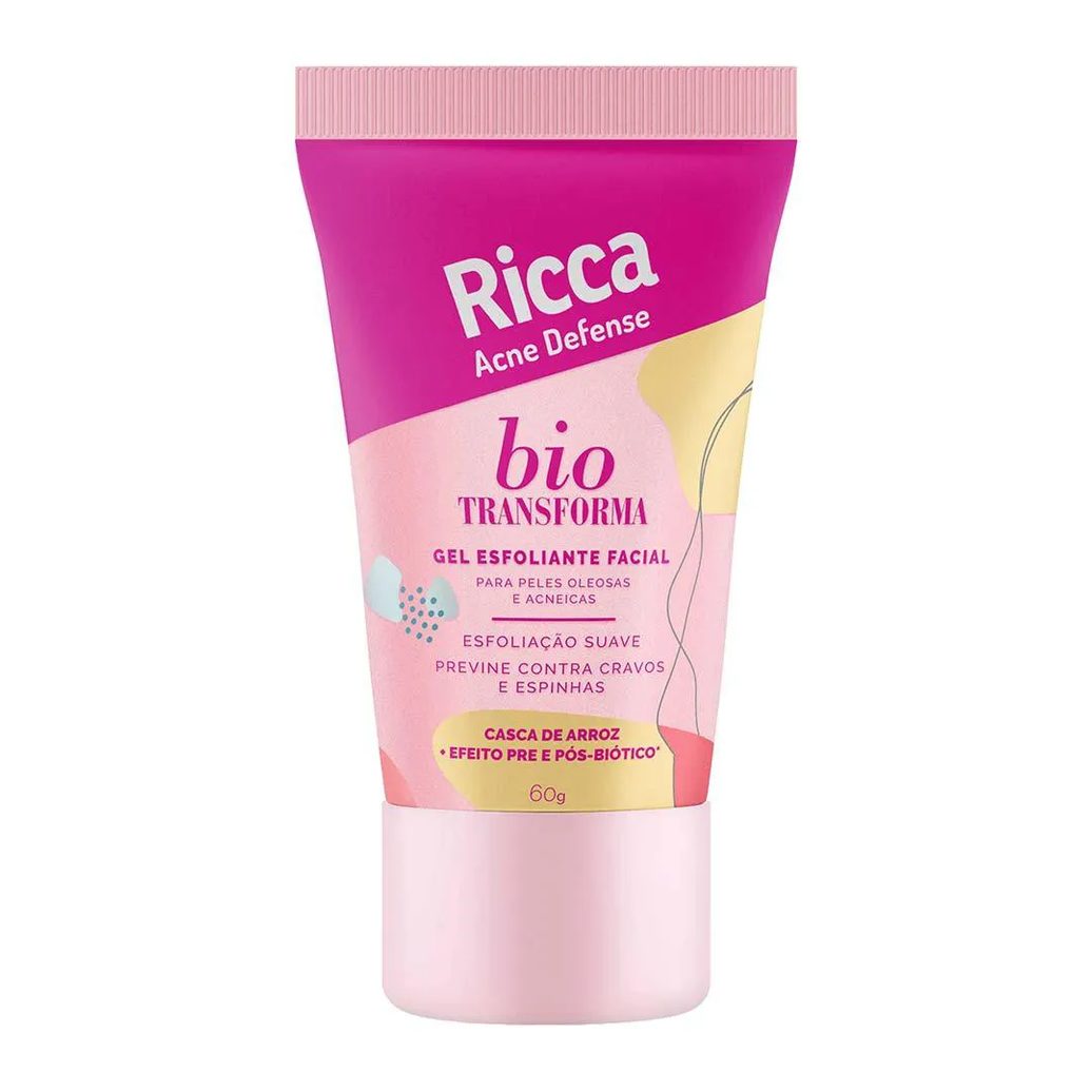 Gel Esfoliante Facial Acne Defense Ricca 60G
