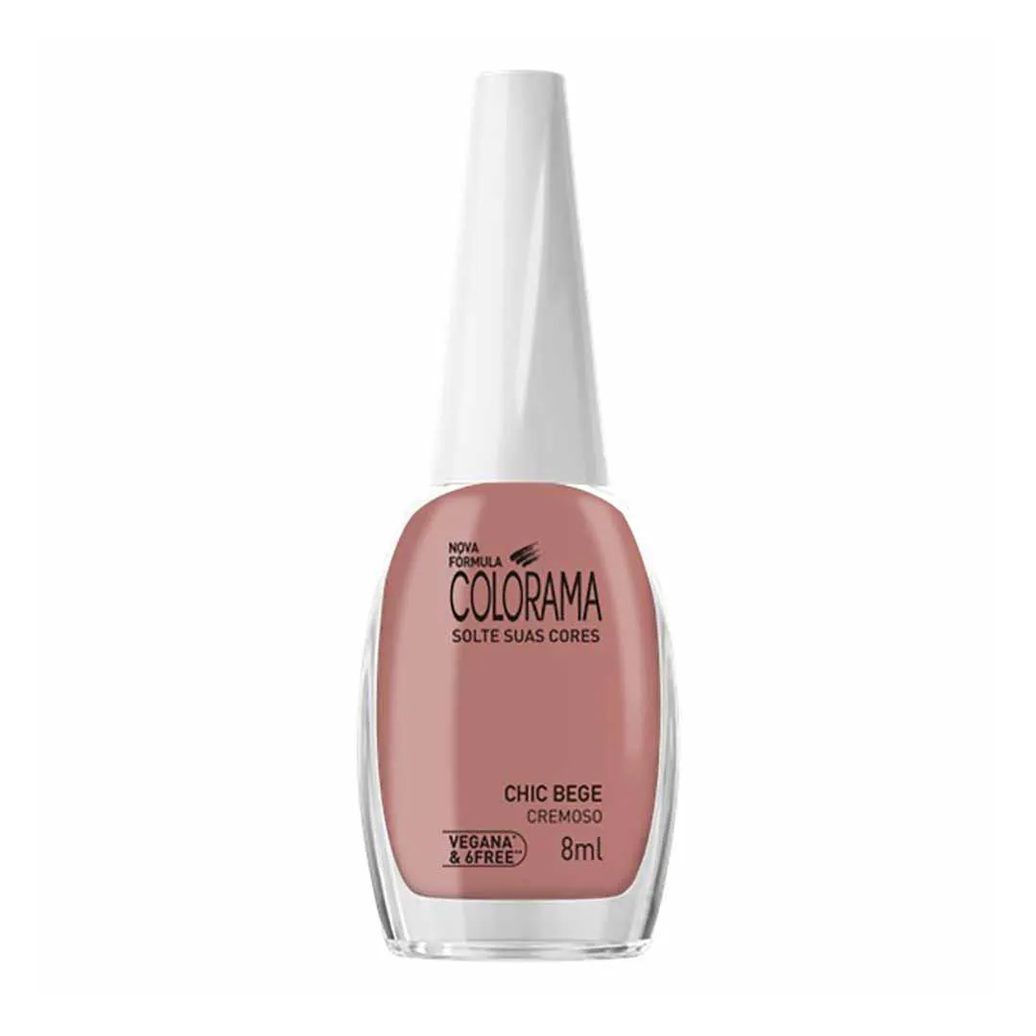 Esmalte Cremoso Colorama Chic Bege