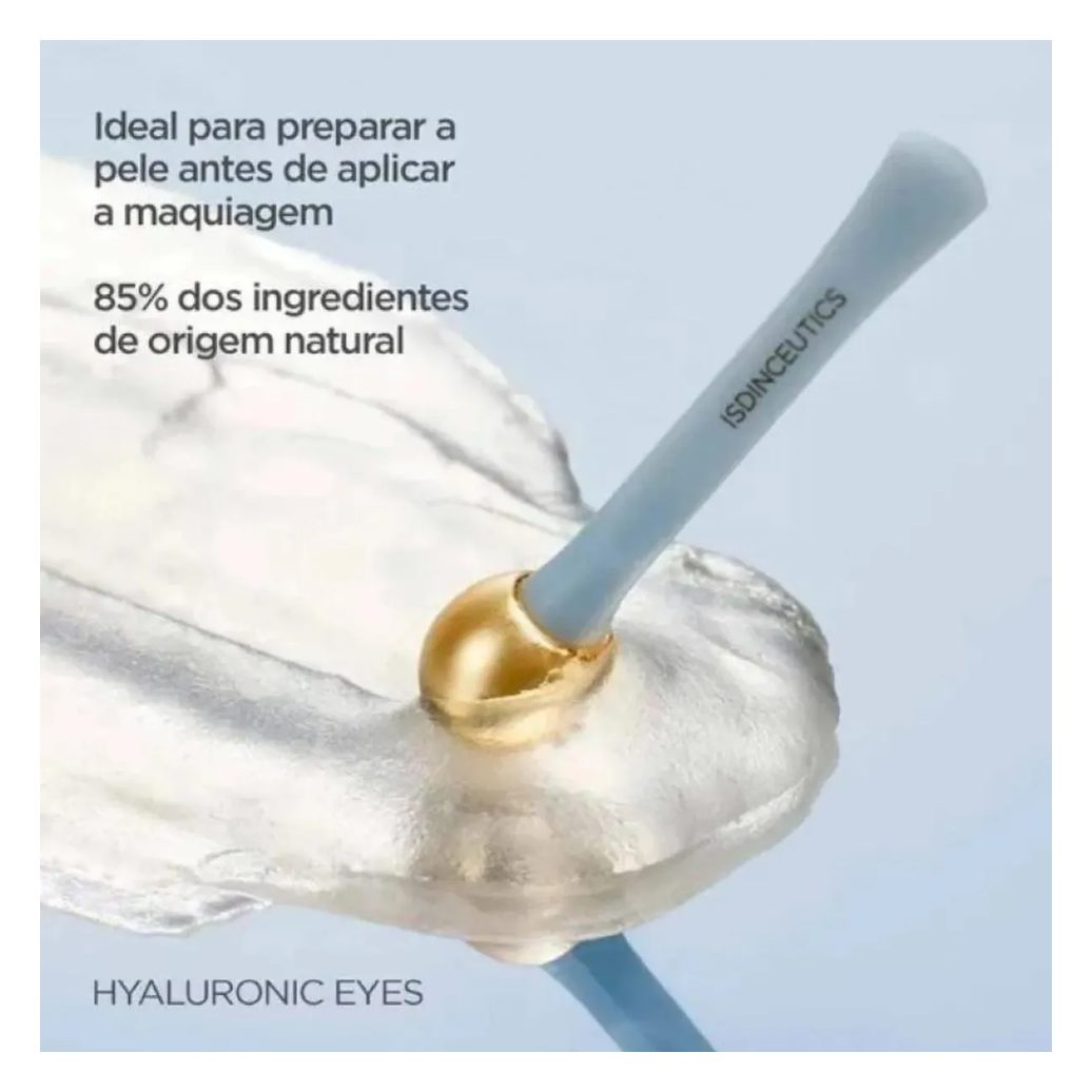 Gel Refrescante Antissinais para o Contorno dos Olhos Isdinceutics Hyaluronic Eyes 15G