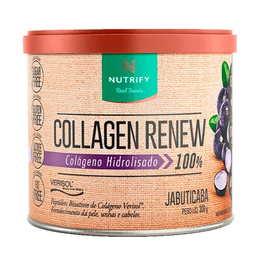 Colágeno Hidrolisado Verisol Collagen Renew 300G - Nutrify Jabuticaba.