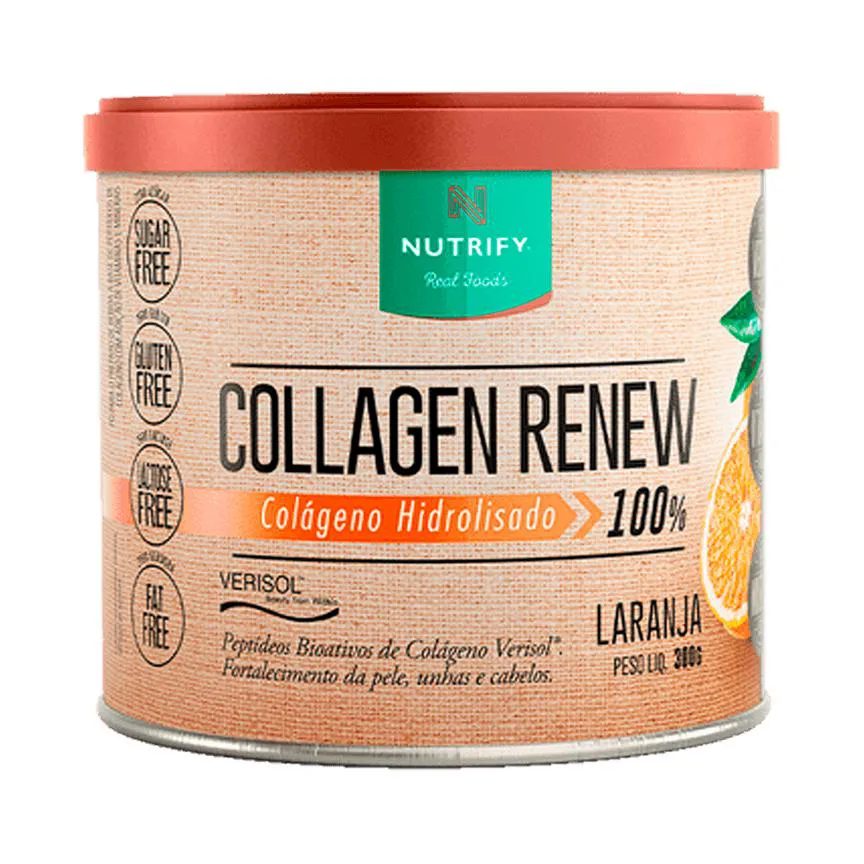 Colágeno Hidrolisado Verisol Collagen Renew 300G - Nutrify Laranja