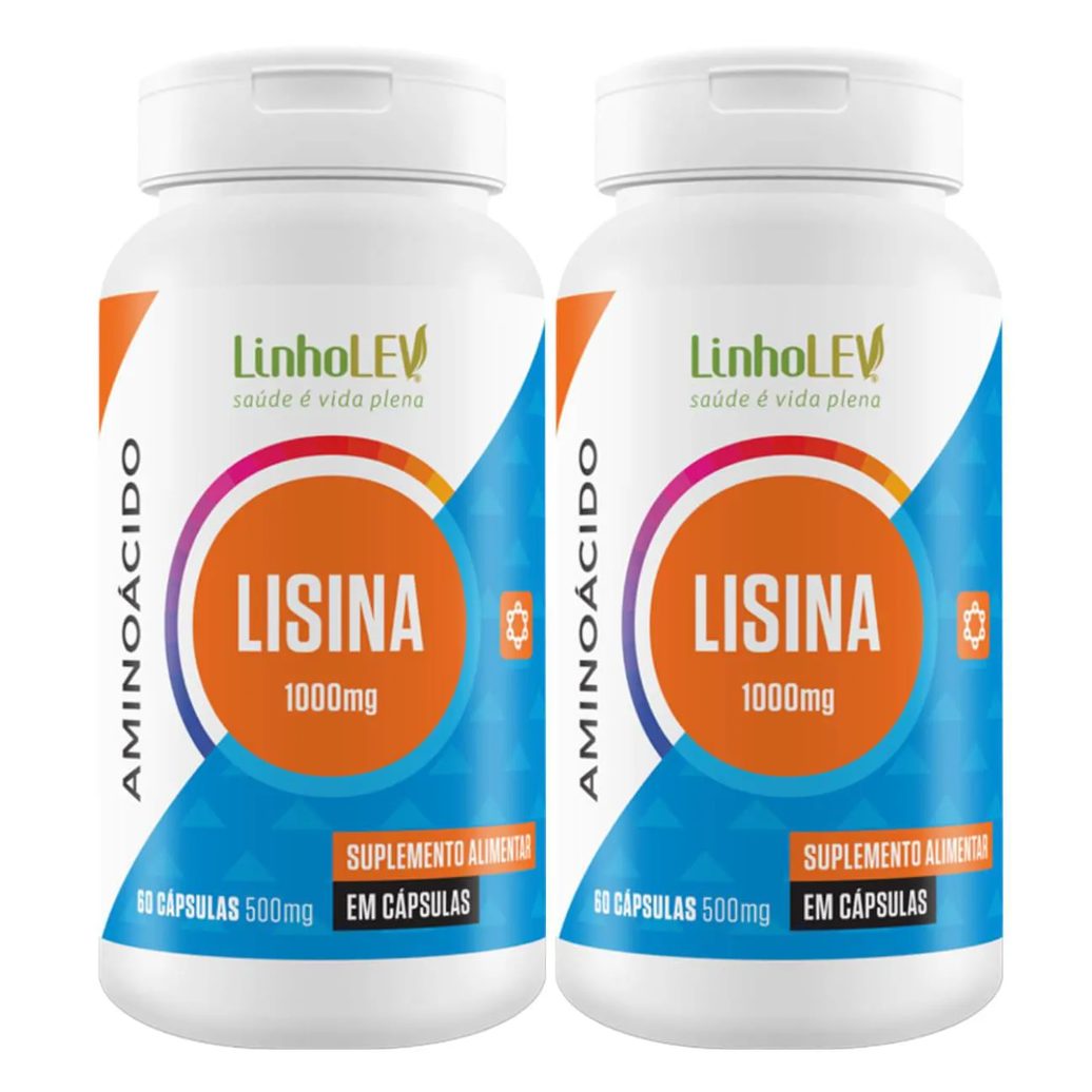 Lisina 2 X 60 cápsulas Linho Lev