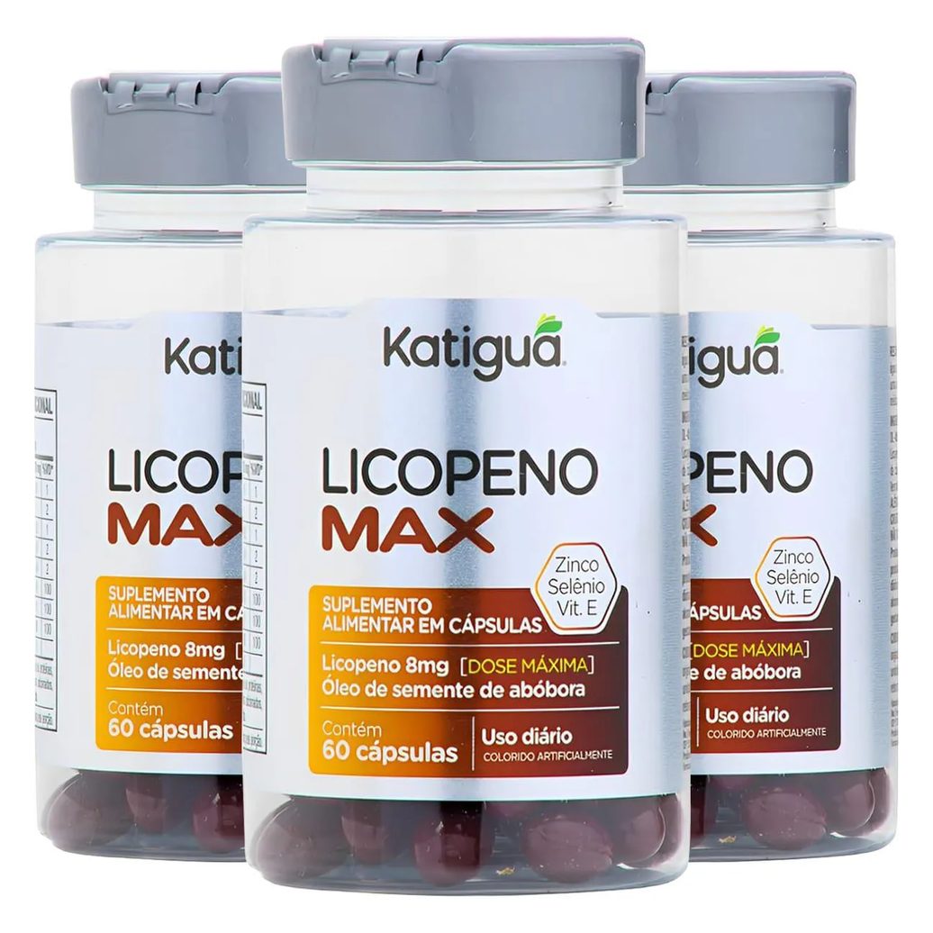 Licopeno Max 3 X 60 cápsulas Katiguá