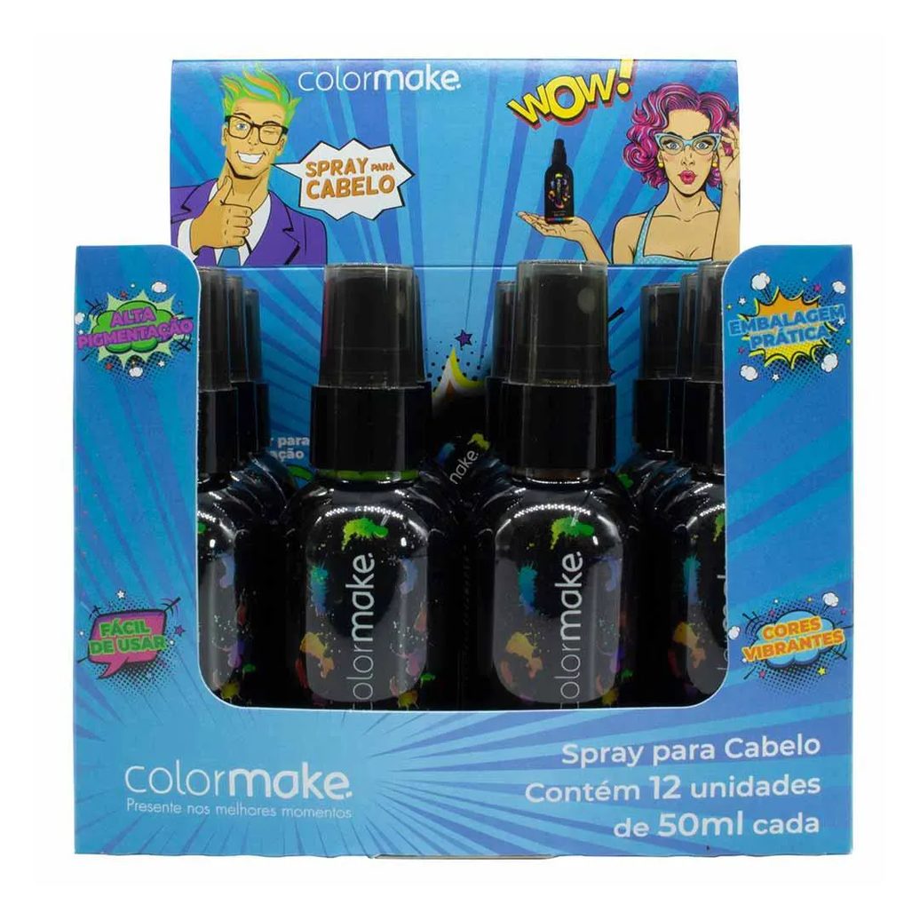 Spray para Cabelo Colormake Neon
