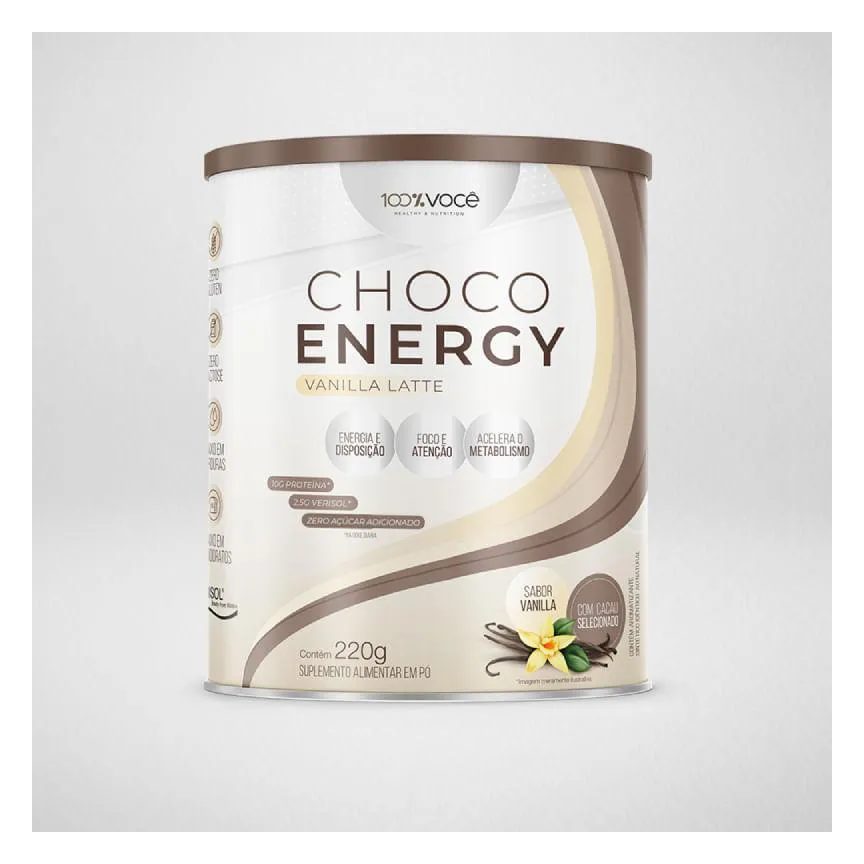 Choco Energy Vanilla 100% Você 220G