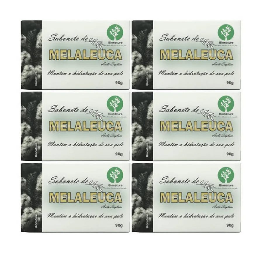 Kit 6 Sabonete de Melaleuca 90G - Bionature
