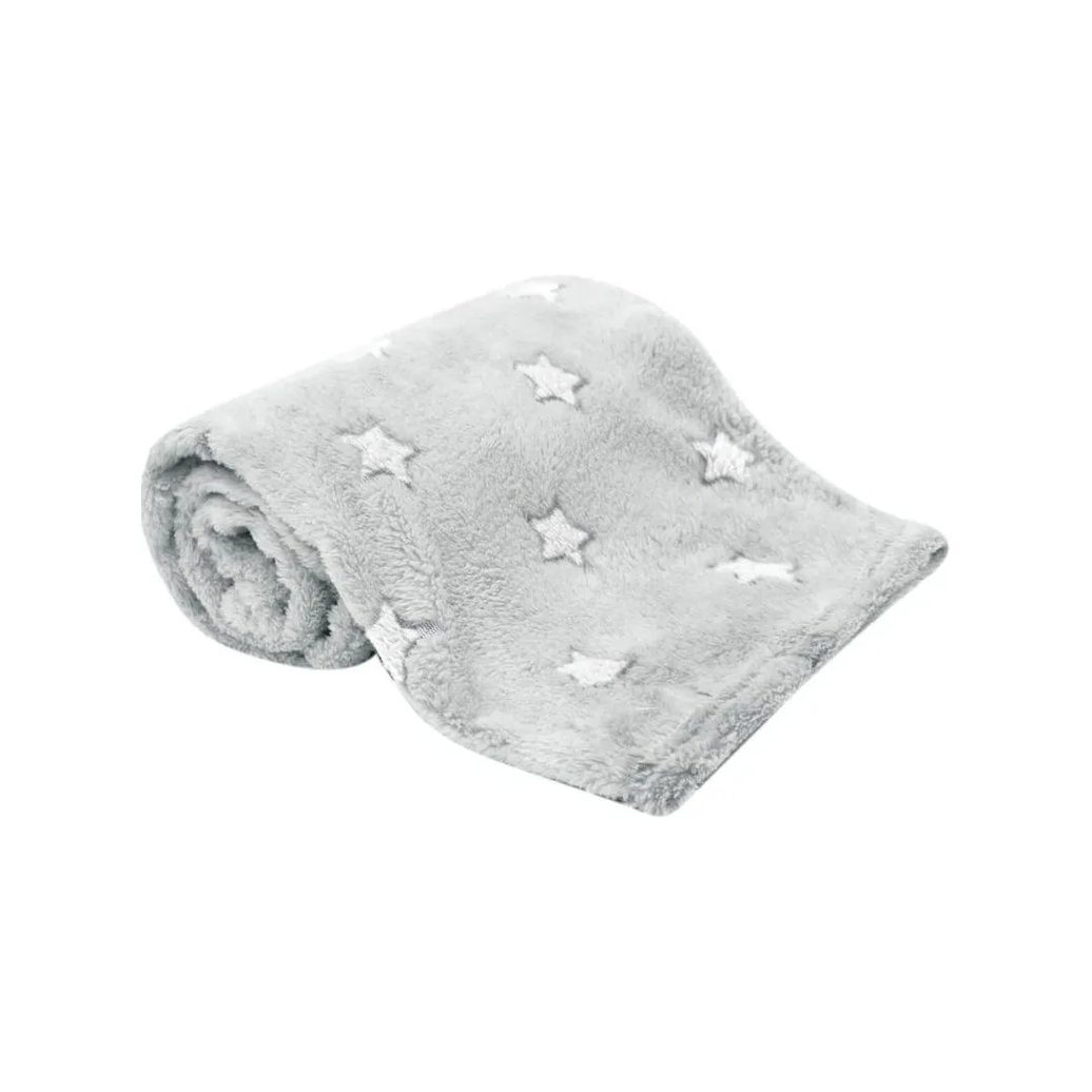 Mantinha Infantil Estrelinhas Cinza Buba 14483