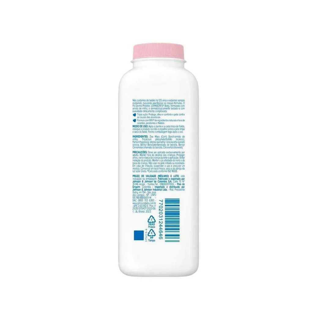 Talco Po Dermo Protetor Johnsons Baby Tradicional 100G