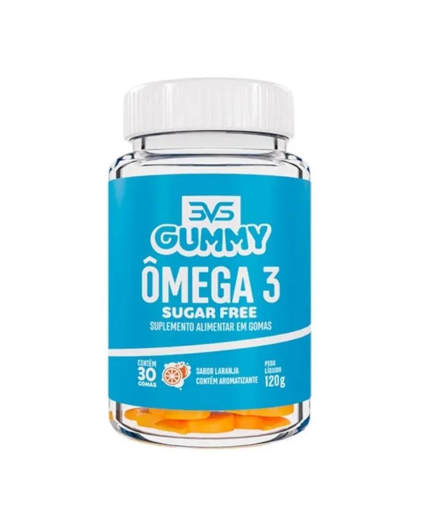 Ômega 3 Sugar Free (30 Gomas) - Sabor: Laranja
