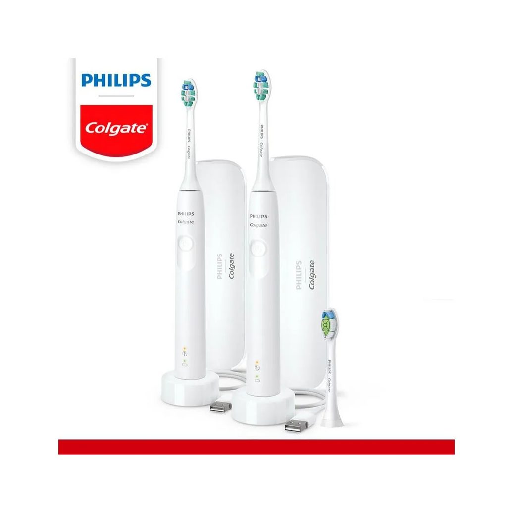 Escova de Dente Elétrica Philips Colgate Series 35 2 unidades