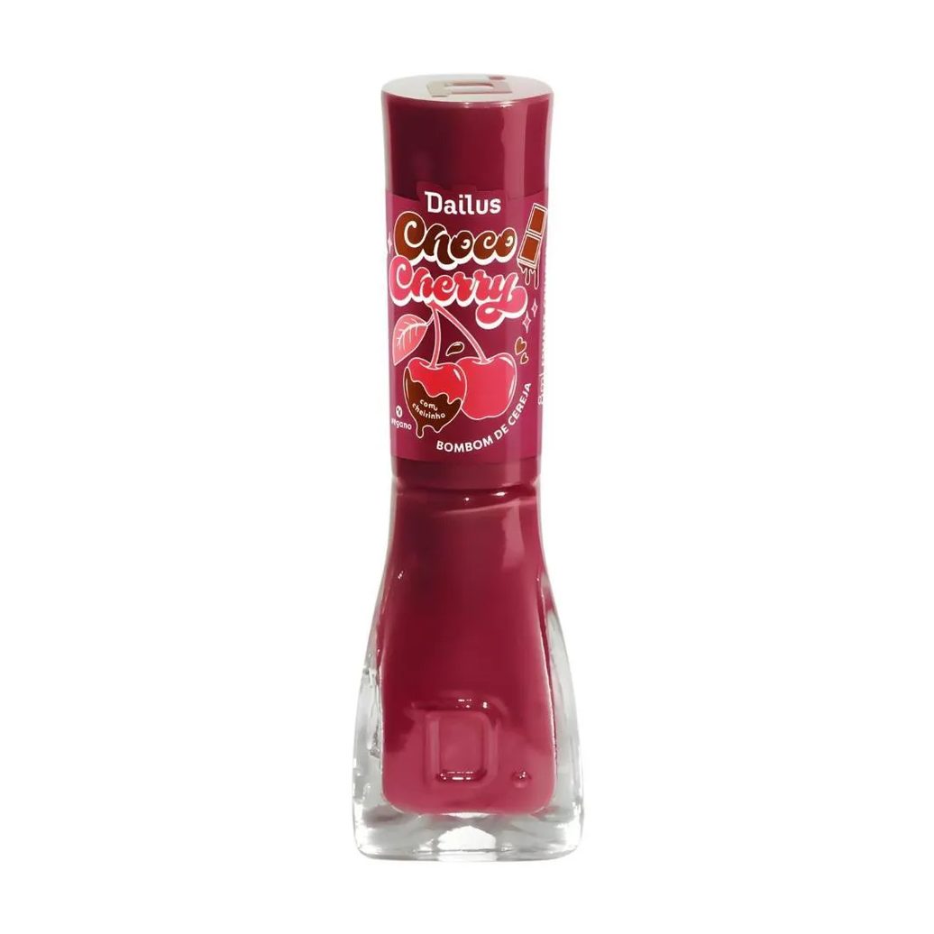 Esmalte Cremoso Dailus Choco Cherry Bombom de Cereja 8Ml