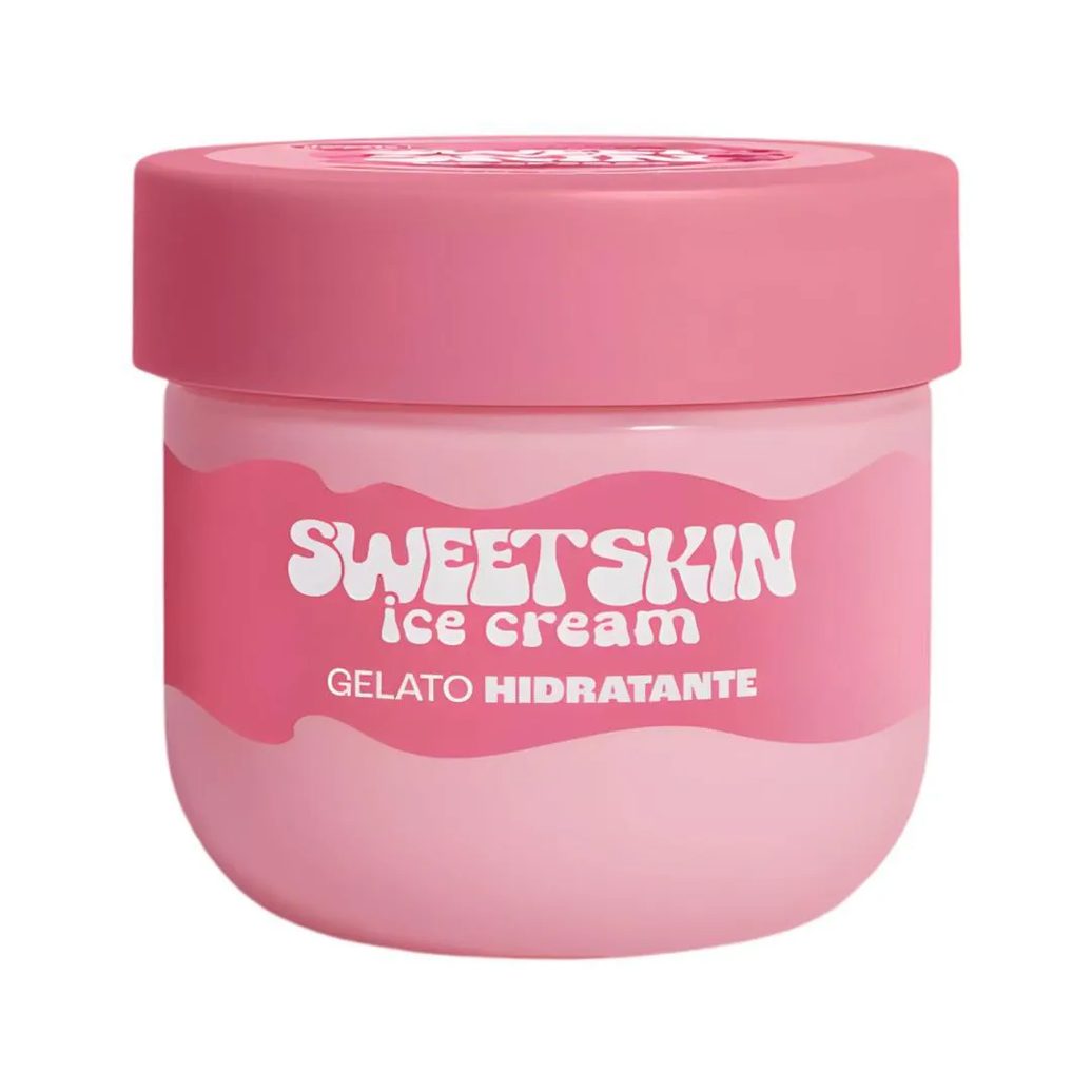 Hidratante Corporal Gelato Dailus Sweet Skin Ice Cream Morango ao Leite 200Ml
