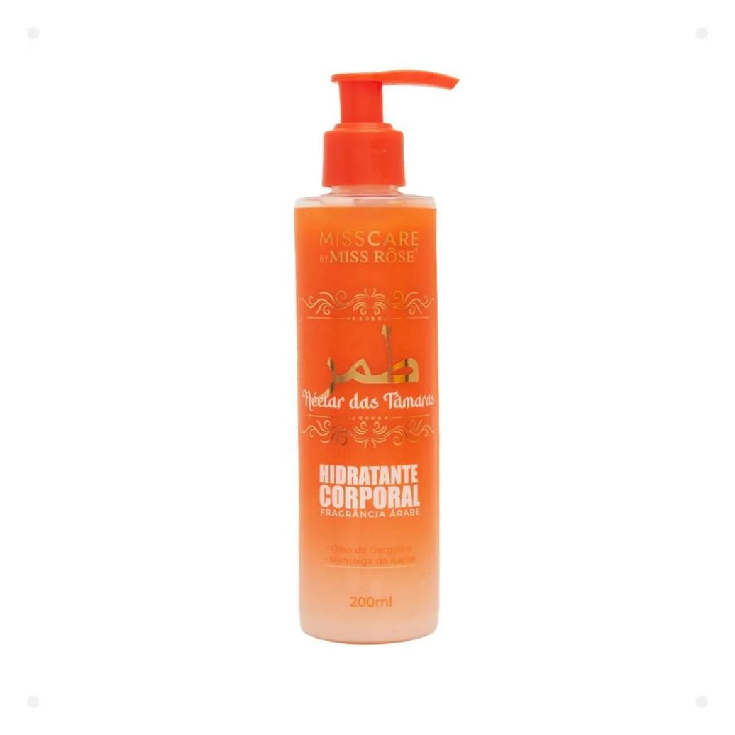 Hidratante Corporal Miss Rôse Fragrância Árabe Néctar das Tâmaras 200Ml