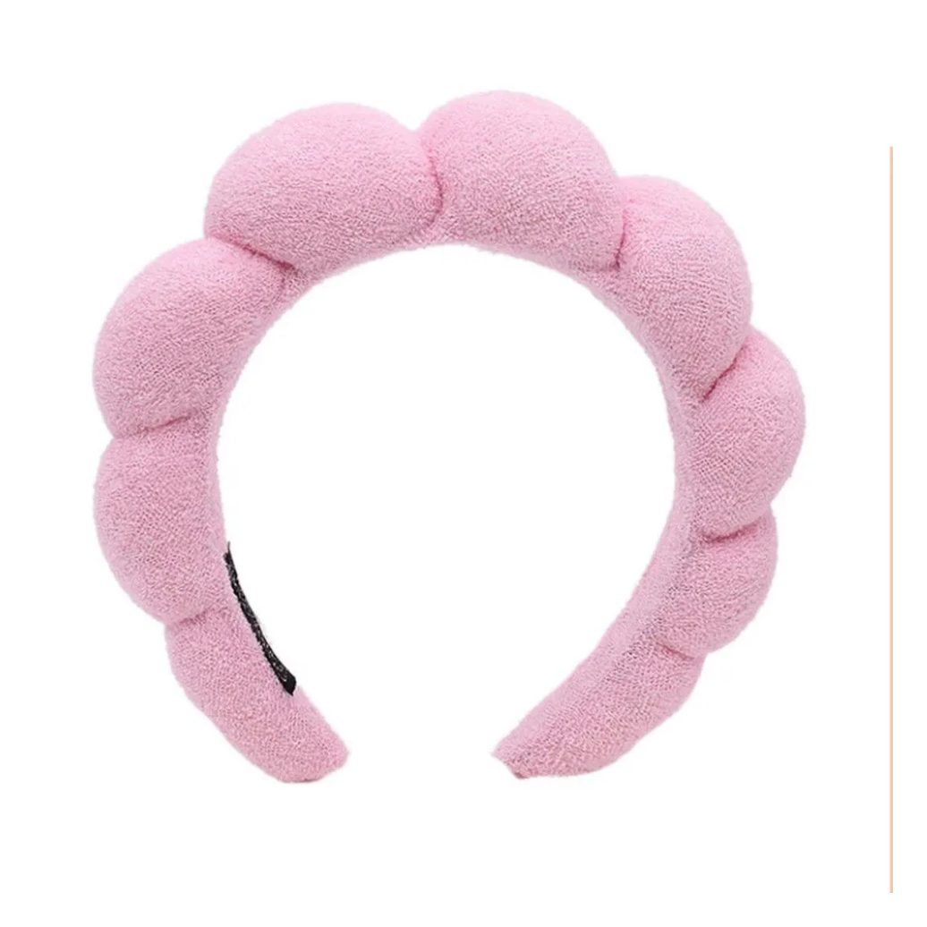 Tiara de Cabelo Spa - Cerejando Rosa