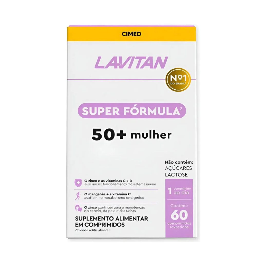 Super Fórmula Lavitan 50+ Mulher C/60Cap