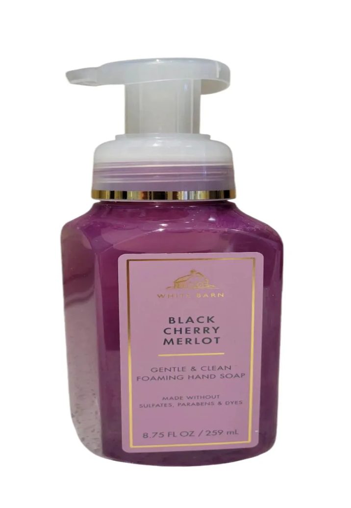 Sabonete Líquido Espuma White Barn Black Cherry Merlot 259Ml – Original