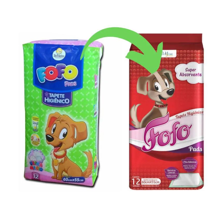 Tapete Higiênico Fofo Pads para Cães 12Un