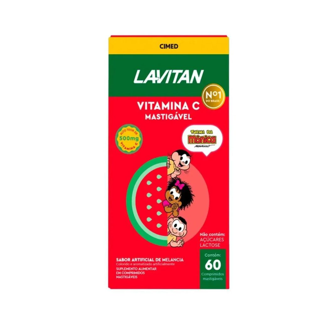 Lavitan Vitamina C Turma da Mônica Melancia 60 Comps