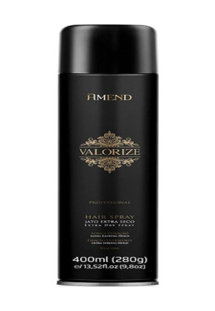 Spray de Fixação Ultra Forte Valorize Amend - Longa Duração 400Ml