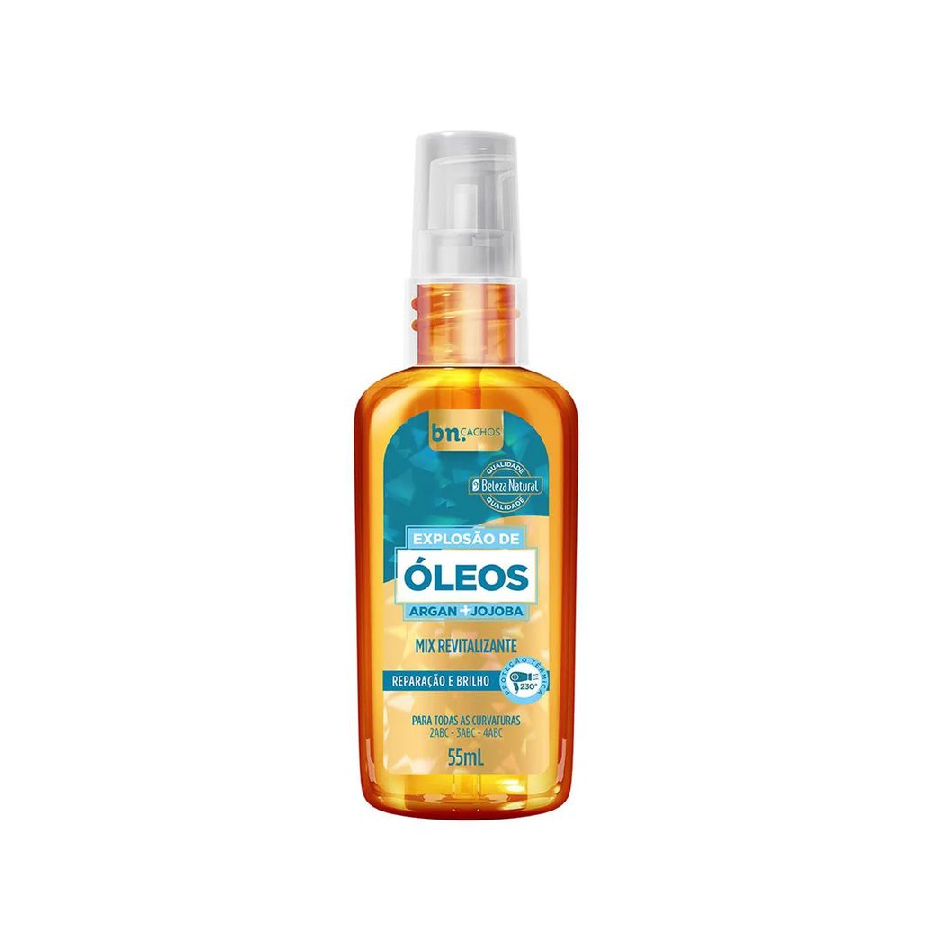Óleo Capilar Revitalizante Bn.Cachos Explosão Óleos Argan e Jojoba 55ml