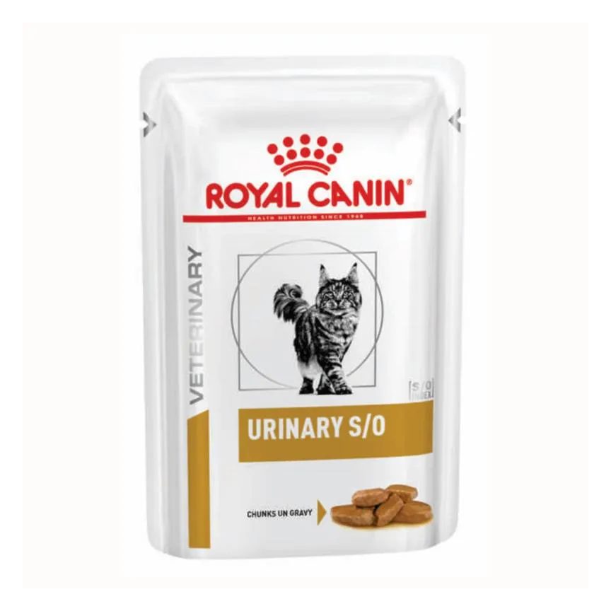 Kit 3 Sachê Royal Canin V.diet Urinary S/O Gato Adulto 85Gr