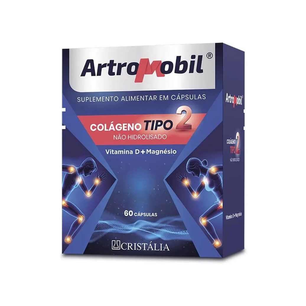 Colágeno Artromobil Cristália 60 Capsulas