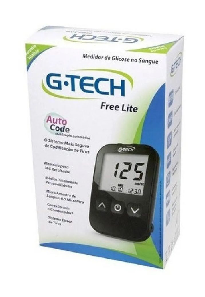 Aparelho Medidor de Glicose Glicosimetro Glicemia Gtech