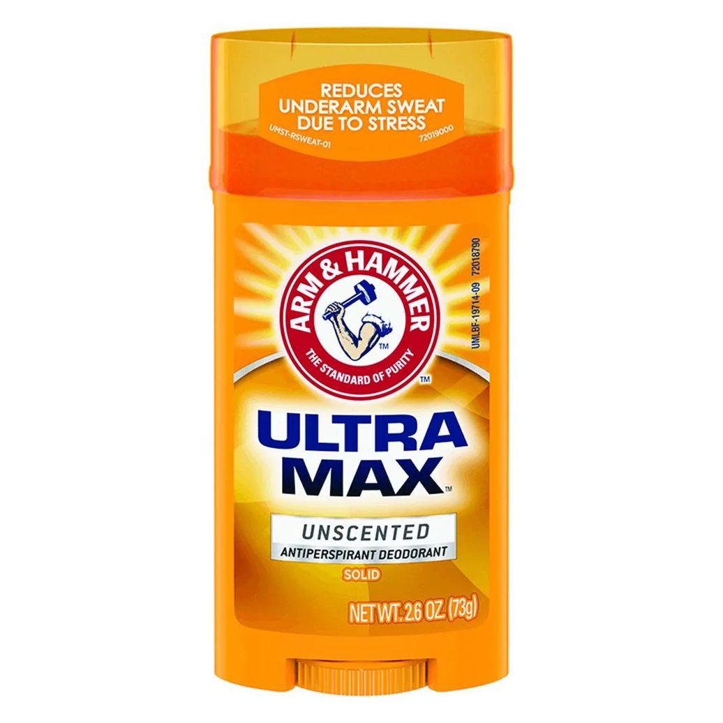 Ultramax sem Fragrância Desodorante Homens 73G Arm & Hammer
