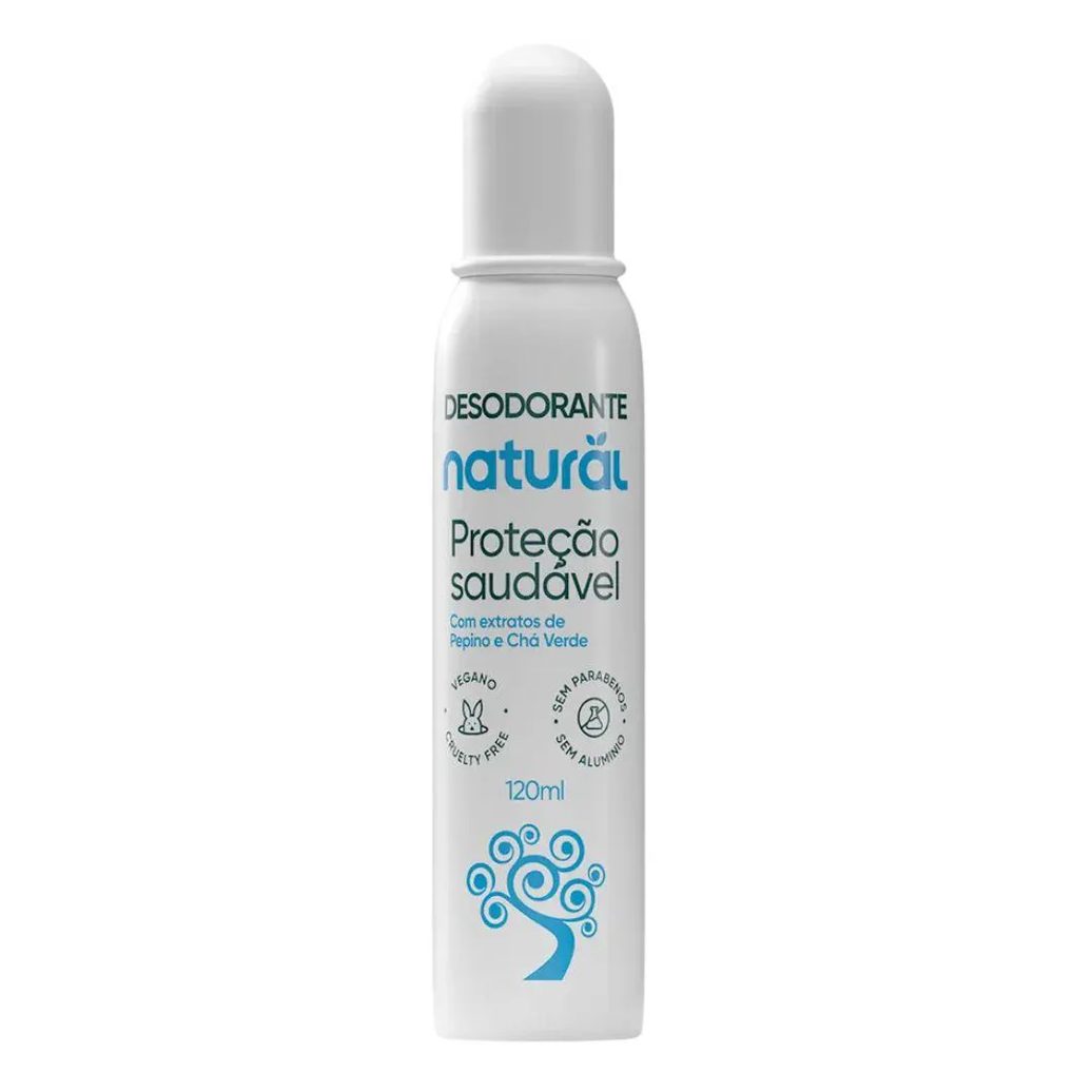 Desodorante Natural com Pepino e Chá Verde 120Ml - Orgânico Natural