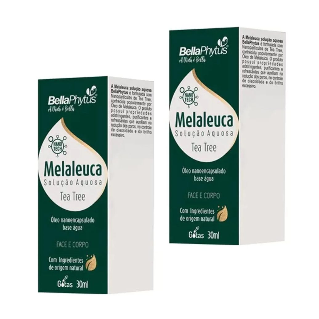 Kit 2Un Óleo de Melaleuca 30Ml Tea Tree Bellaphytus