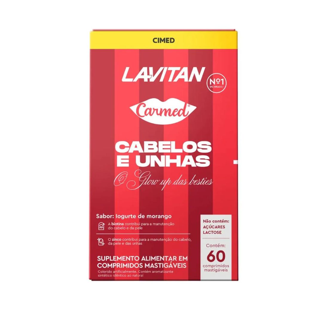 Lavitan Carmed Cabelos & Unhas 60 Comprimidos – Cimed