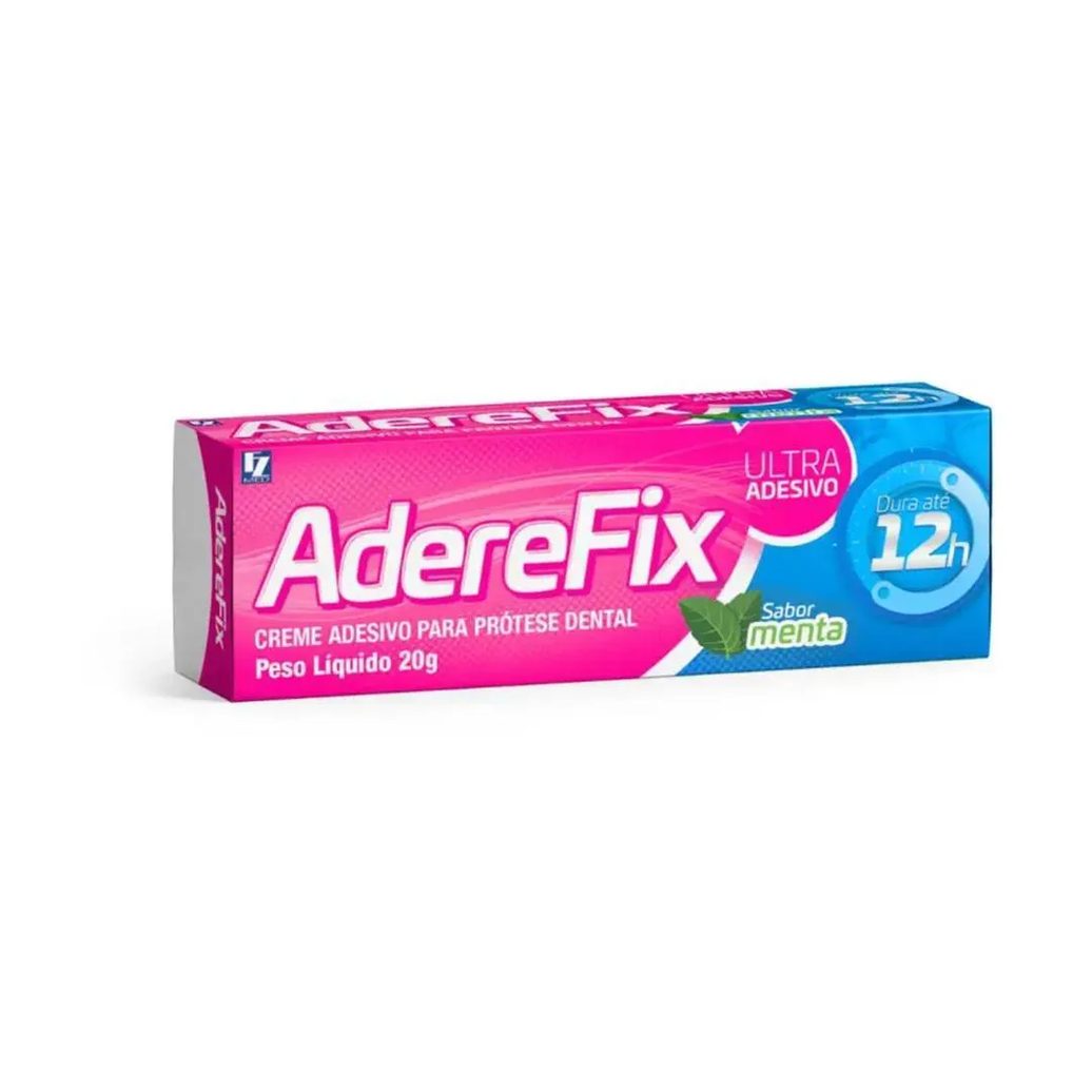 Aderefix Creme Fixador de Protese Dentaria Menta 20G