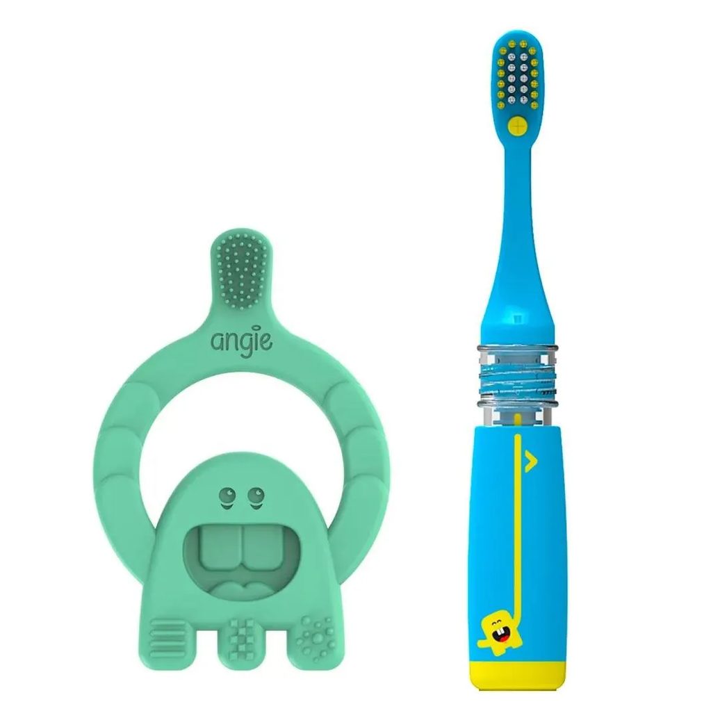 Escova Dental Magic Brush + Mordedor Dental Baby Angie