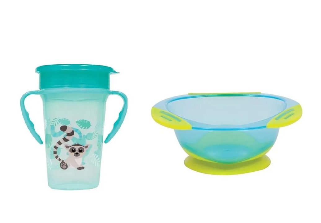 Kit Copo 360° 300Ml + Prato Bowl Buba