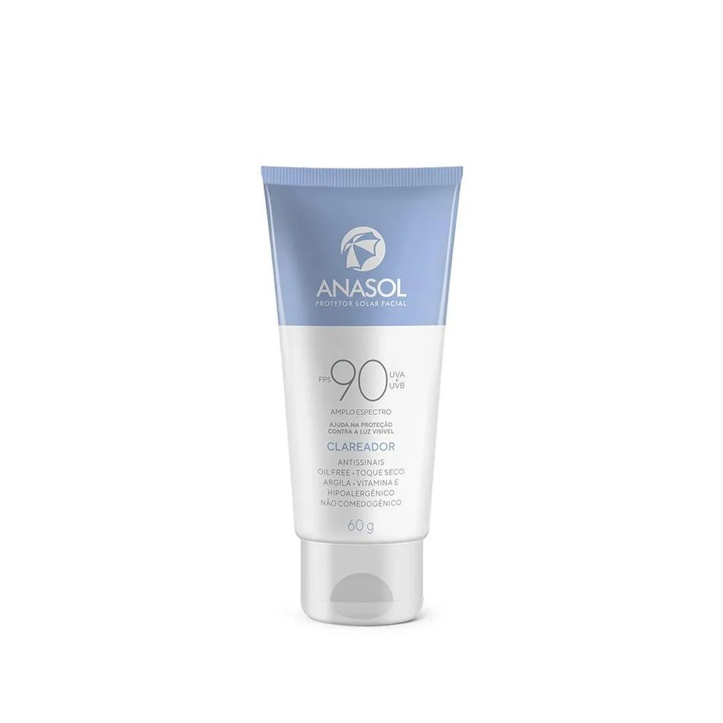 Anasol Clareador Fps 90 Protetor Solar Facial 60G