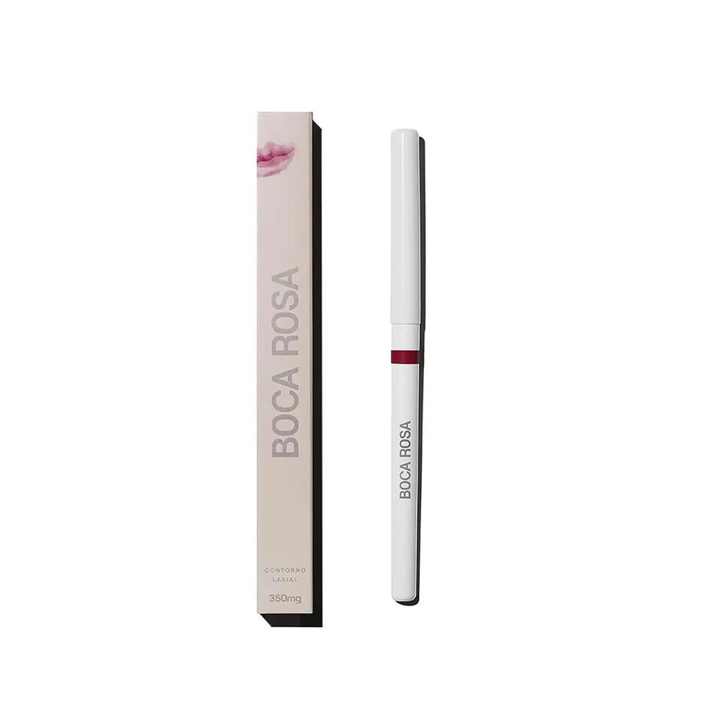 Boca Rosa Cereja Intenso Contorno Labial