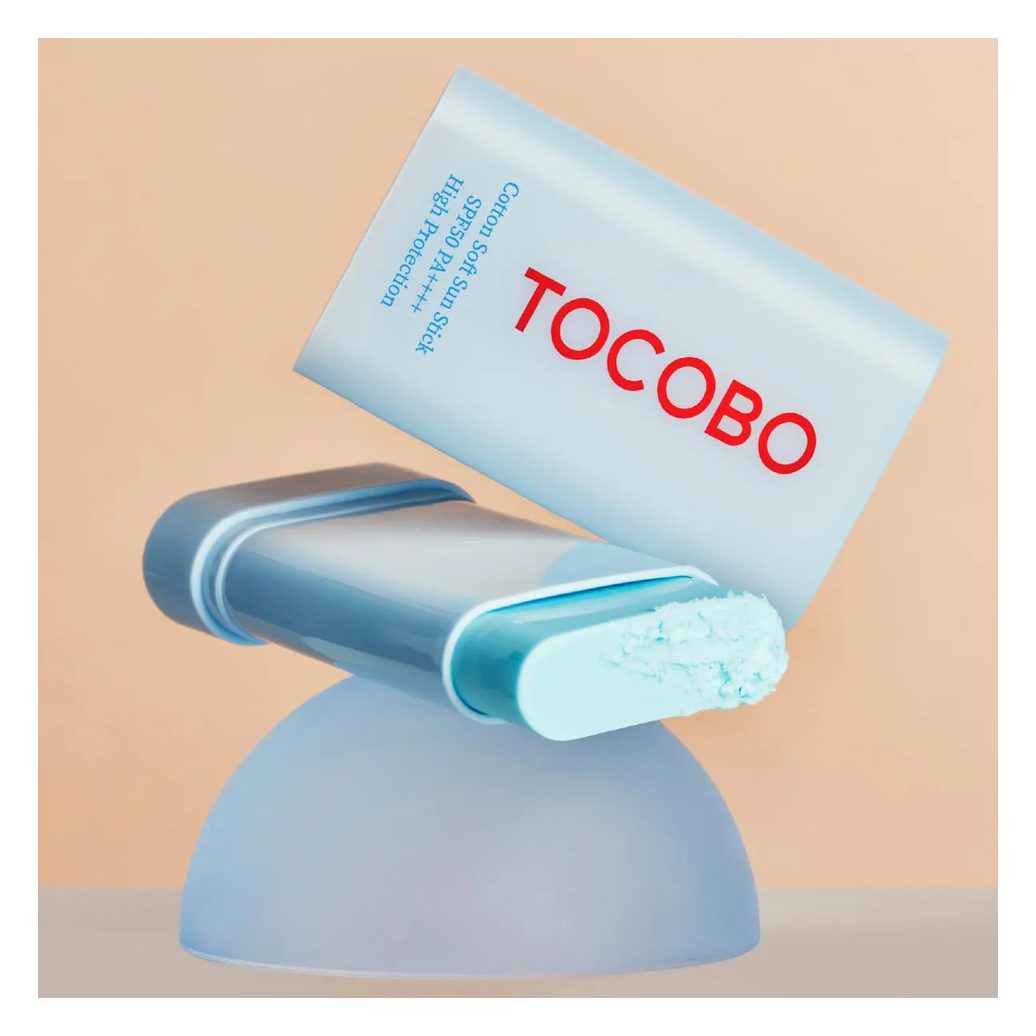 Protetor Solar Facial Stick Tocobo Cotton Soft Sun Stick FPS50+ 19g