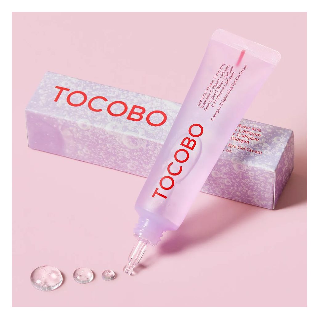 Gel Creme Hidratante para Área dos Olhos Tocobo Collagen Brightening Eye Gel Cream 30ml